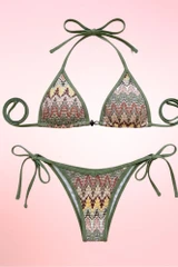 Caicos Chevron Pattern Two Piece Bikini.