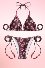 Wailea Hibiscus Two Piece Swimsuit.