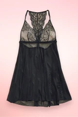 Cielo Black Lace Classic Babydoll