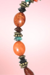 Aztec Amber Vintage Necklace