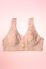Cotton Wireless Front Closure Bra