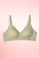 Seamless Ribbed Wireless Bra
