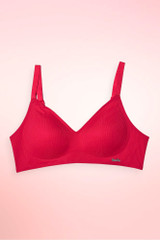 Seamless Ribbed Wireless Bra