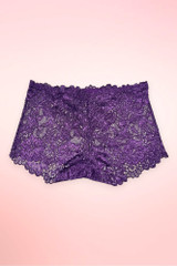 Lace Boyleg Panty Scalloped Floral Lace Boyshort Underwear
