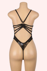 Asha Black Lace Teddy