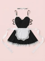 Sexy Retro French Maid Outfit Costume