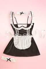 Kinky Open Cup Maid Outfit Costume