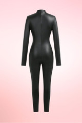 Agatha Faux Leather Bondage Catsuit 