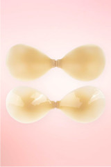 Matte Nude Silicone Sticky Seamless Bra