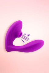  Matthias Wearable Panty Vibrator with Suction Dildo
