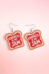 Kindness is my Jam, Statement Acrylic Earrings
