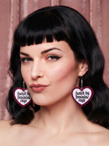 Fueled by Feminine Rage Acrylic Earrings