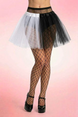 Black and White Petticoat Tulle Tutu Skirt