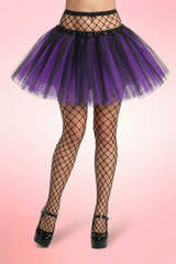 Purple Black Petticoat Tutu Skirt.