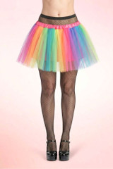 Rainbow Petticoat Tutu Skirt.