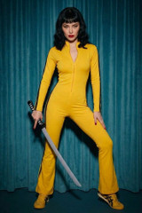 Bride Assassin  Yellow Jumpsuit Costume