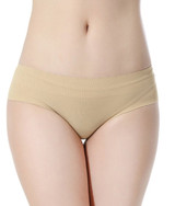  Laser Cut Seamless Mid Waist Padded Butt Enhancer Panty