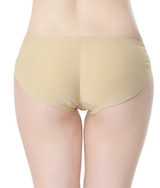  Laser Cut Seamless Mid Waist Padded Butt Enhancer Panty