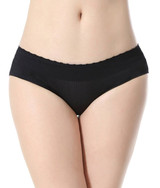  Laser Cut Seamless Mid Waist Padded Butt Enhancer Panty