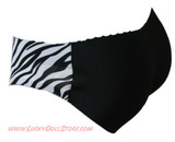  Laser Cut Seamless Mid Waist Padded Butt Enhancer Panty