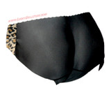  Laser Cut Seamless Mid Waist Padded Butt Enhancer Panty