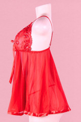 Vie Red Plus Size Babydoll
