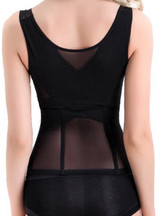 back view open cup corset