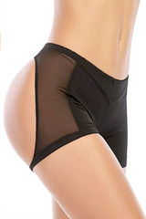 Black Butt Lifter Boyshort Panty Girdle