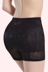 Black Hip Butt Padded Shaper Panty back view