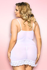 Julia Plus Size White Nightie