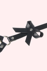 Zephyra Vegan Leather Waist Bondage Booty Harness Thigh Belt