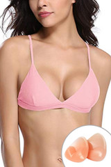 Triangle Silicone Bra Insert Pads Push Up Fillers