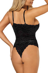 Jenna Black Lace-up Tanga Teddy