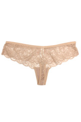 Adrianna Low Rise Scallop Lace Cheeky Brazilian Panty