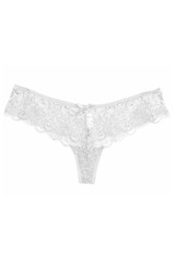 Adrianna Low Rise Scallop Lace Cheeky Brazilian Panty