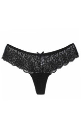 Adrianna Low Rise Scallop Lace Cheeky Brazilian Panty
