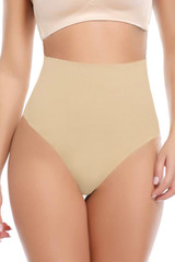 Ultra Seamless Tummy Control High Waist Thong Shaping Panty