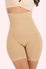 Voodoo Ultra High Waist thigh Shaper Compression in beige front view