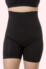 Plus size Voodoo Ultra High Waist thigh Shaper Compression in blck front page