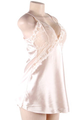 Gilian Nude Satin Lace Sleep Chemise