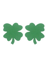 Lucky 4 Leaf Clover St. Patrick´s Day Disposable Nipple Pasties 2 pairs