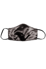 Pack of 3 Satin Face Masks in Black, Retro pink and Champagne
