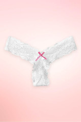 Lace V Shaped Micro Thong
