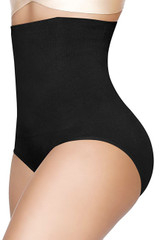 Voodoo High Waist Shaper post Partum compression in black quarter side view