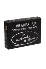 88 Great Conversation Starters for Married Couple Card Game