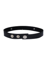 Meow Faux Leather Bondage Choker  O-Ring  Letter Bell Necklace