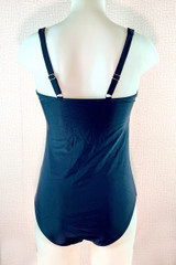 Imani Tiki Ethnic Print Retro One Piece Swimsuit  actual product picture on a mannequin backview 