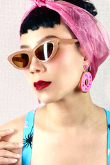 Lucy Cat Eye Pin-up Doll Retro Sunglasses