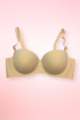 Seamless Wireless Strapless Push-up Padded Cleavage Bra