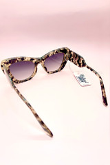Evie Ink Blot Wide Cat Eye Old Hollywood Retro Sunglasses